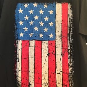 American Flag T-Shirt Size XL Vintage Look